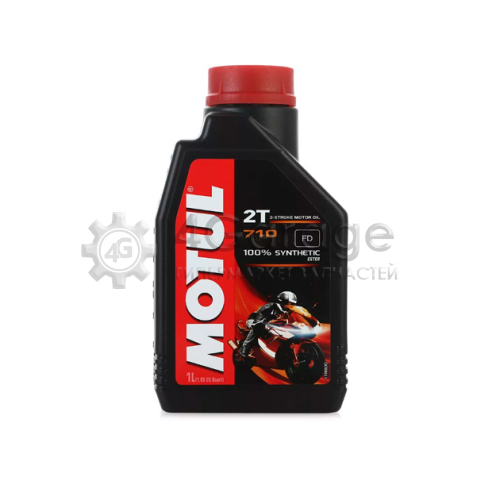 MOTUL 104034 Моторное масло для мото MOTUL 1л синтетика 710 ТС FD L EGD 2Т MOTUL арт. 104034