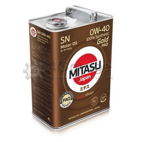 Моторное масло MITASU GOLD PAO SN 0W-40 MITASU MJ1044 в Ростове-на-Дону