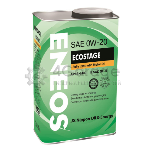 ENEOS 8801252022015 Моторное масло Eneos Ecostage SN 0W 20 0 946л