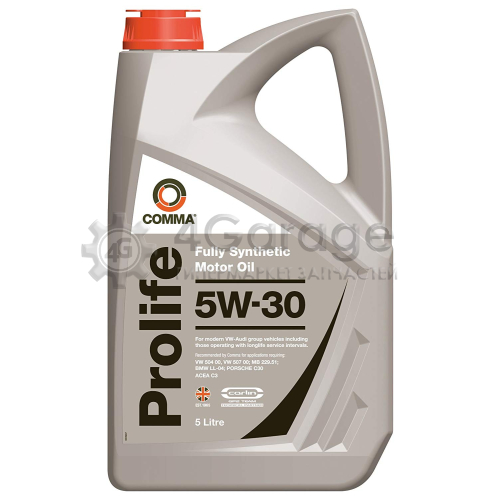 COMMA PRO5L Моторное масло Comma prolife 5W-30 5л