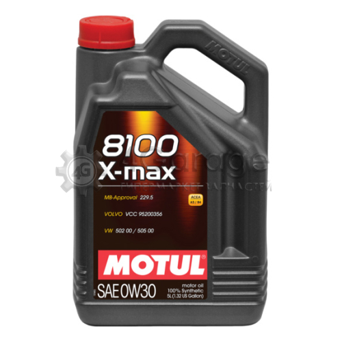 MOTUL 106571 Моторное масло Motul 8100 X max 0w 30 5л