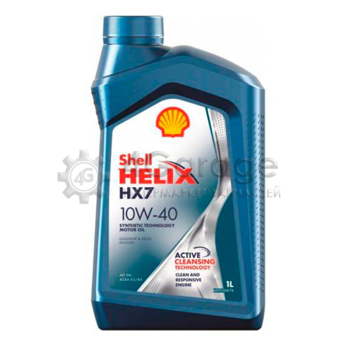 SHELL 550051574 Моторное масло Shell Helix Hx7 10w40 Полусинтетическое 1 Л 550051574