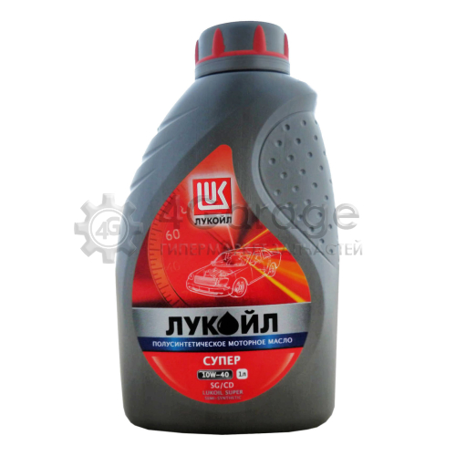 LUKOIL 19191 Моторное масло Lukoil Супер SG/CD 10W 40 1л