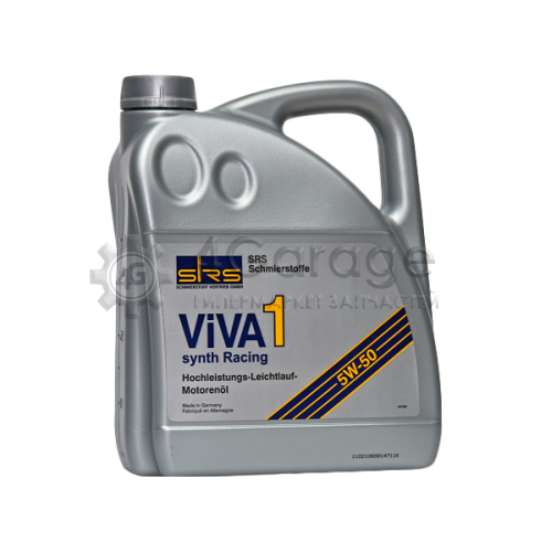 SRS 4033885000861 Моторное масло SRS Viva 1 Synth Racing 5W-50 4л в Красноярске