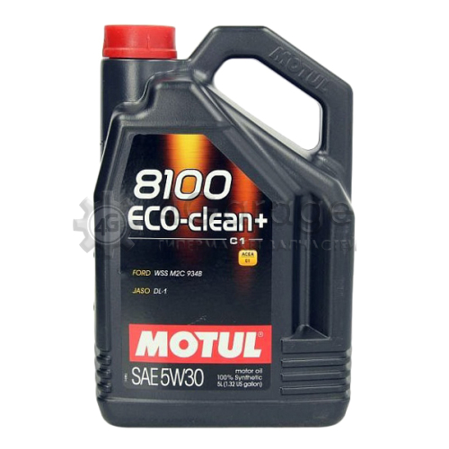 MOTUL 101584 Моторное масло Motul 8100 Eco clean+ 5W 30 5л