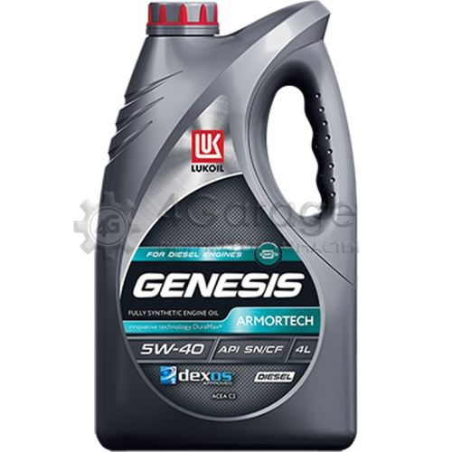 LUKOIL 3149129 Моторное масло Lukoil Genesis Armortech Diesel 5W 40 4 л