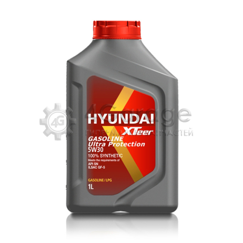 KIA/HYUNDAI 1011002 Моторное масло Hyundai XTeer Gasoline Ultra Protection 5W 30 1л