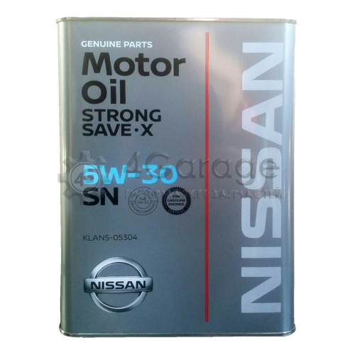 NISSAN/INFINITI KLAN505304 Моторное масло Nissan SN Strong Save X SAE 5W 30 4л