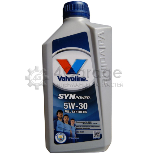 Моторное масло синтетическое Valvoline SYNPOWER DX1 5W 30 (1л) 885852 VALVOLINE 885852 в Ростове-на-Дону