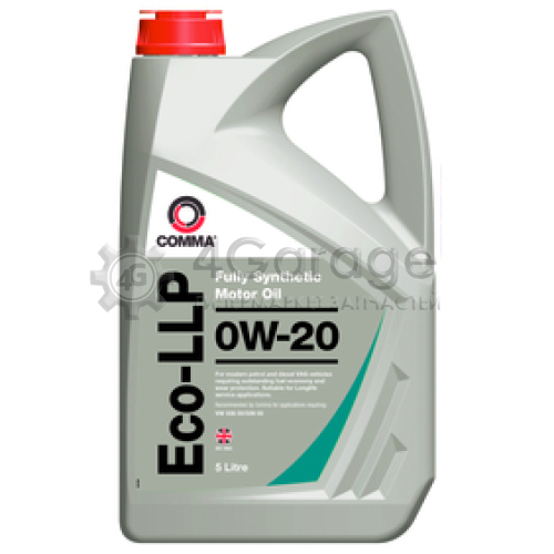 COMMA ECOLLP5L Моторное масло COMMA Eco-Llp 0w20 (5l)Vw 508.00/509.00 ECOLLP5L