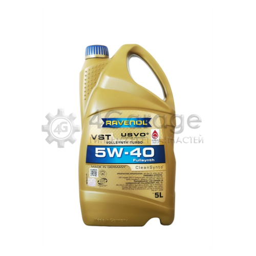 RAVENOL 1111136005 Моторное масло Ravenol VollSynth Turbo VST 5W-40 5л