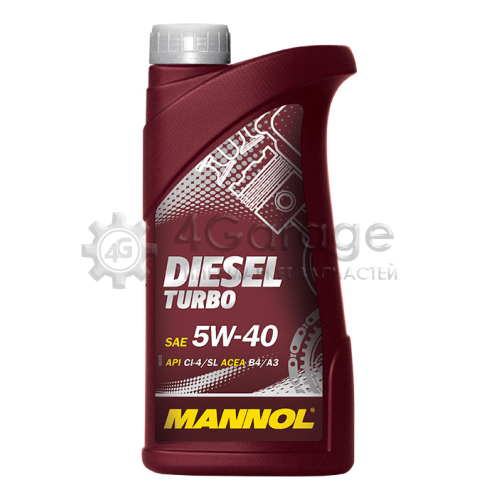 MANNOL 1010 Моторное масло Mannol Diesel Turbo 5W 40 1л в Красноярске