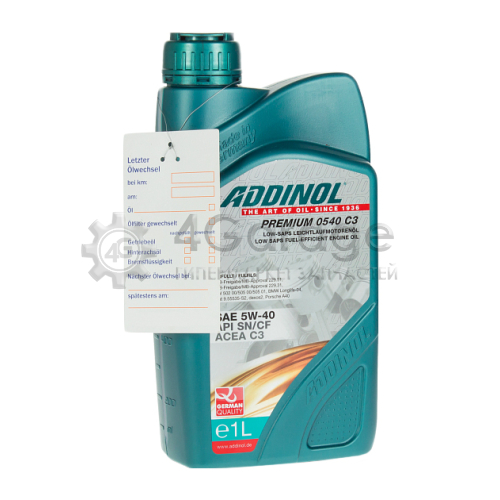 Моторное масло Addinol Premium C3 5W-40 1л ADDINOL 4014766074331 в Нижнем Новгороде
