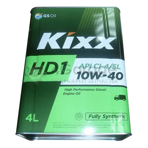 KIXX L206144TE1 Моторное масло Kixx HD1 10W-40 4л