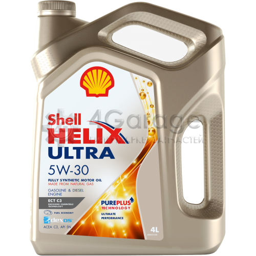 SHELL 550046363 Моторное масло Shell Helix Ultra ECT SAE 5W 30 C3 4л