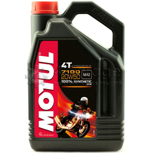 MOTUL 107319 MOTUL Моторное масло Для Мотодвигателей 4т Sae 20w50 4литра