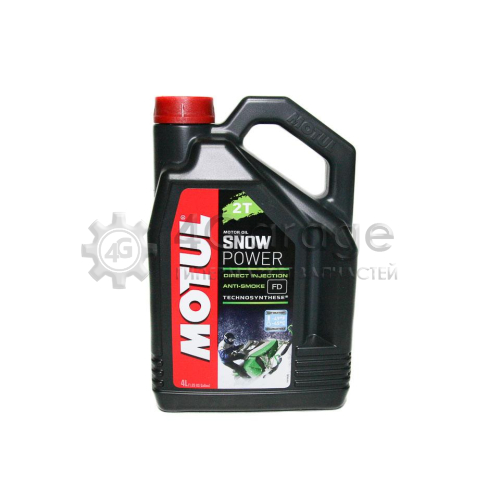 MOTUL 108210 MOTUL Моторное масло 2t Motul Snowpower Синтетическое 4 Л 108210