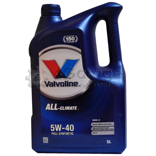 Моторное масло Valvoline All Climate 5W 40 5л VALVOLINE 872281 в Москве