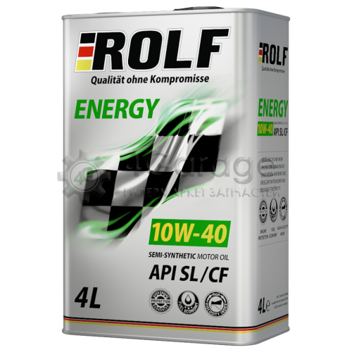 ROLF 322227 Моторное масло Rolf Energy API SL/CF 10W-40 4л