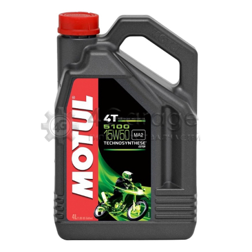 MOTUL 104083 Моторное масло Motul 5100 4T 15W 50 4л