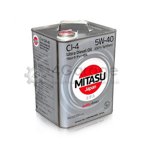 Моторное масло MITASU ULTRA DIESEL CI-4 5W-40 6 л MITASU MJ2126 в Ростове-на-Дону