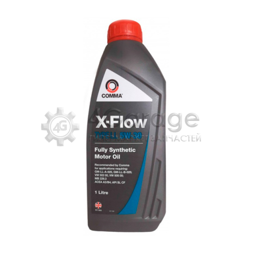 COMMA XFLL1L Моторное масло 5W30 COMMA 1л синтетика XFLOW TYPE LL COMMA арт. XFLL1L