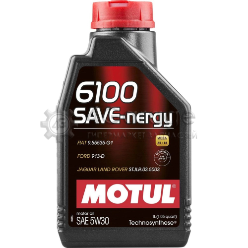 MOTUL 107952 Моторное масло Motul 6100 SAVE nergy 5W 30 1л