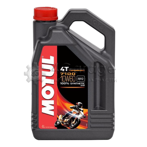 MOTUL 104101 Моторное масло Motul 7100 4T 10W 60 4л