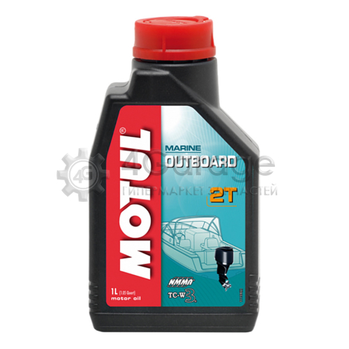 MOTUL 102788 Моторное масло Motul Outboard 2T 5W 30 1л