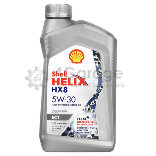 SHELL 550048036 Моторное масло Shell Helix HX8 ECT 5W 30 1 л синтетическое в Красноярске
