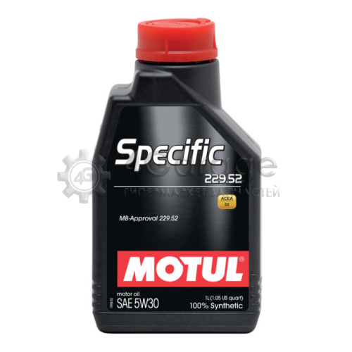 MOTUL 104844 Моторное масло Motul Specific 229 52 5w 30 1л