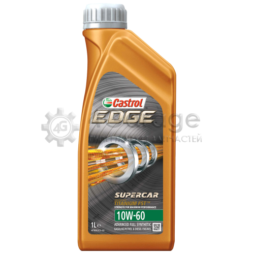 CASTROL 15A001 Моторное масло Castrol Edge SUPERCAR 10W 60 1 л