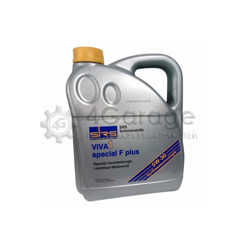 SRS Srs Моторное масло Viva 1 Special F Plus 5w-30 (4 Л.) SRS 4033885001394 в Ростове-на-Дону