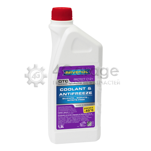 RAVENOL 4014835755512 Антифриз RAVENOL G12 фиолетовый G12 1.5л в Красноярске