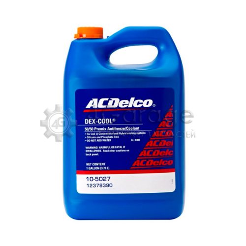 ACDelco 105027 Антифриз AcDelco Dex-Cool 50/50 (3,785 л) 10-5027