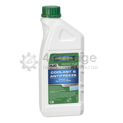 Антифриз RAVENOL HJC COLD CLIMATE G12 зеленый готовый 1.5л RAVENOL 4014835841208 в Нижнем Новгороде