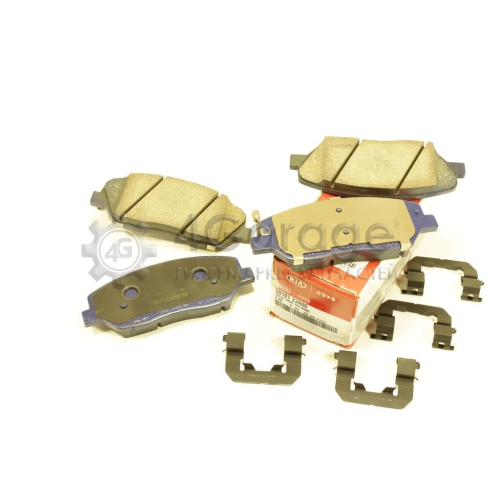 Колодки тормозные дисковые передние HYUNDAI SANTA FE (2012>) KIA/HYUNDAI 581012JA11 в Ростове-на-Дону