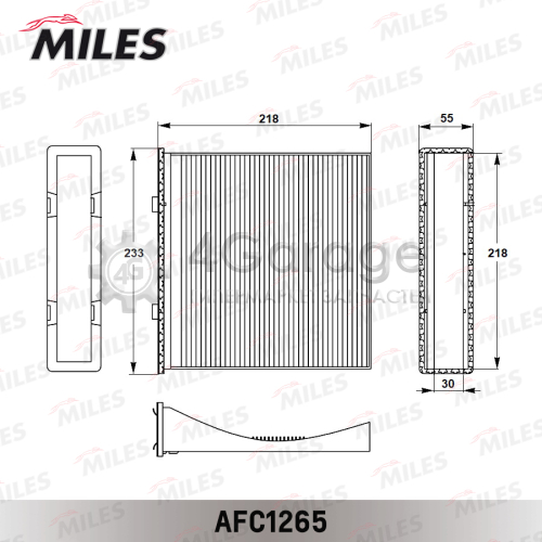 MILES AFC1265 Фильтр салона