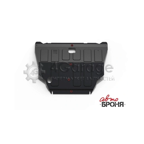 Защита картера и КПП АвтоБроня для Nissan X-Trail T30 2001-2007, st 1.8mm, 111.04138.1 АВТОБРОНЯ 111041381 в Нижнем Новгороде