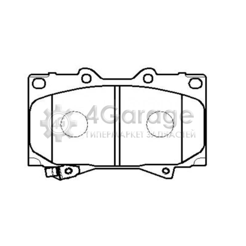 MK Kashiyama D2177MH Колодки тормозные дисковые + противоскрипные пластины Toyota