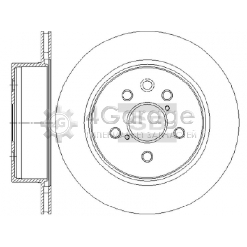Hi-Q (SANGSIN) SD4649 Тормозной диск