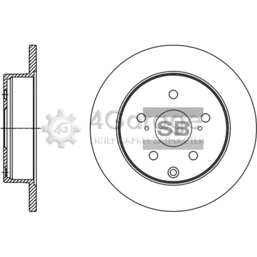 Hi-Q (SANGSIN) SD4094 Тормозной диск