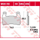 TRW MCB703SV Колодки дисковые MCB703SV