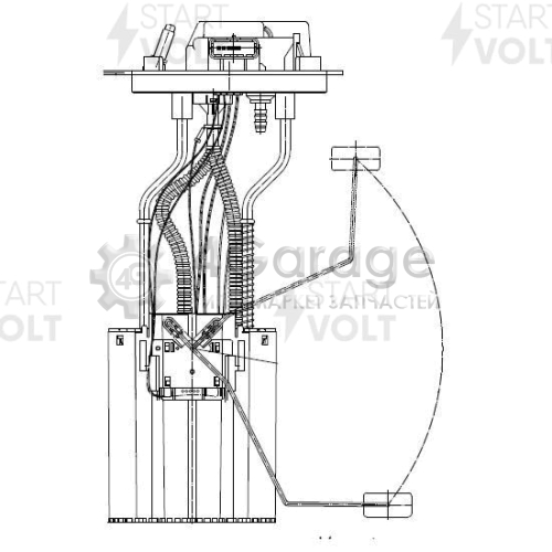 StartVOLT SFM1005 Насос топливный в сборе