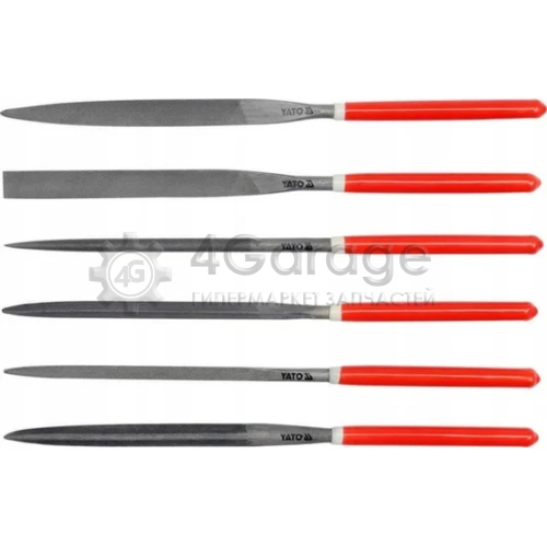 Набор надфилей 180x85mm, 6 предметов YATO YT6162 в Ростове-на-Дону