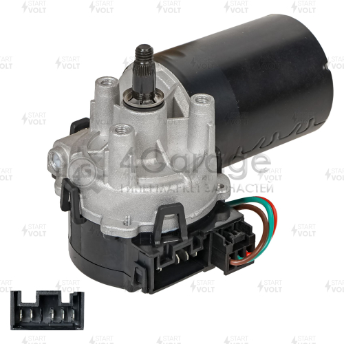 Моторедуктор стеклооч. для а/м Fiat/Citroen Ducato (02-)/Jumper (02-) (VWF 2003) StartVOLT VWF2003 в Нижнем Новгороде