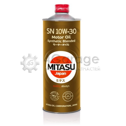 MITASU MJ1211 Масло моторное MITASU MOTOR OIL SN 10W-30 в Красноярске