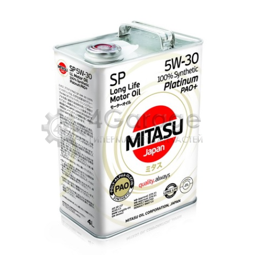 Моторное масло MITASU PLATINUM PAO Plus 5W-30 MITASU MJ1114 в Ростове-на-Дону