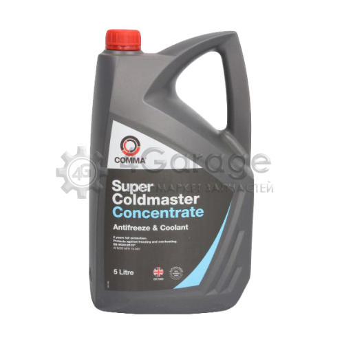 COMMA SCA5L Comma Super Coldmaster - Antifreeze (5l)_антифриз Синий, Концентрат Bs 6580-2010. COMMA а