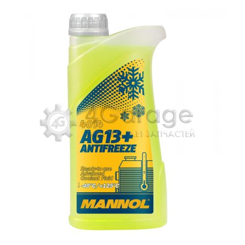 Антифриз Mannol Advanced AG13+ желтый 1л канистра MANNOL 40141 в Нижнем Новгороде